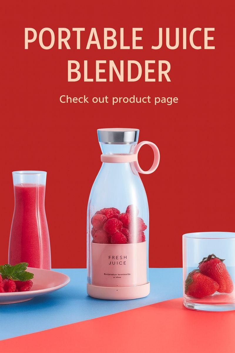 Portable USB Rechargeable Juice Blender