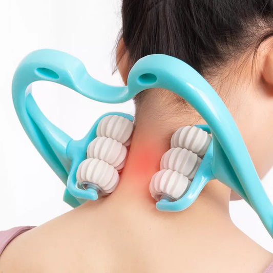 6 Wheel Cervical Spine Neck Massager