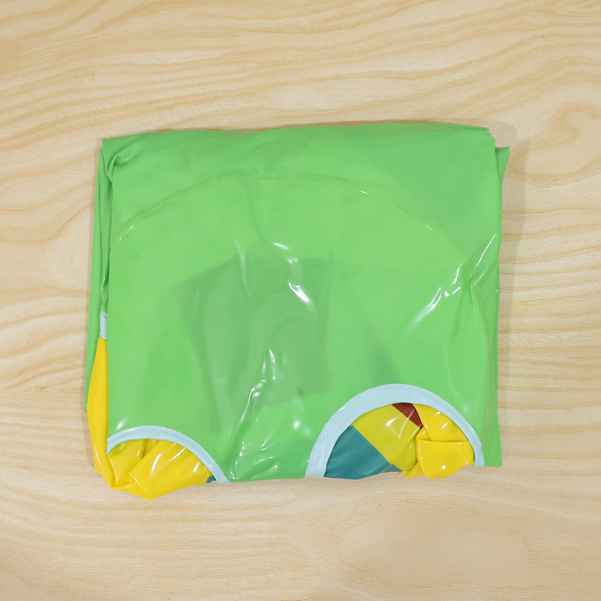 Kids Inflatable Turtle Swim Ring Pool Float With Handle Grip 1 Pc