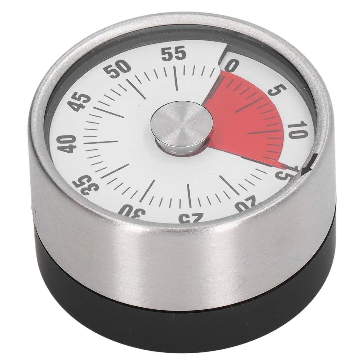 Magnetic Mechanical Kitchen Timer Stainless Steel Countdown