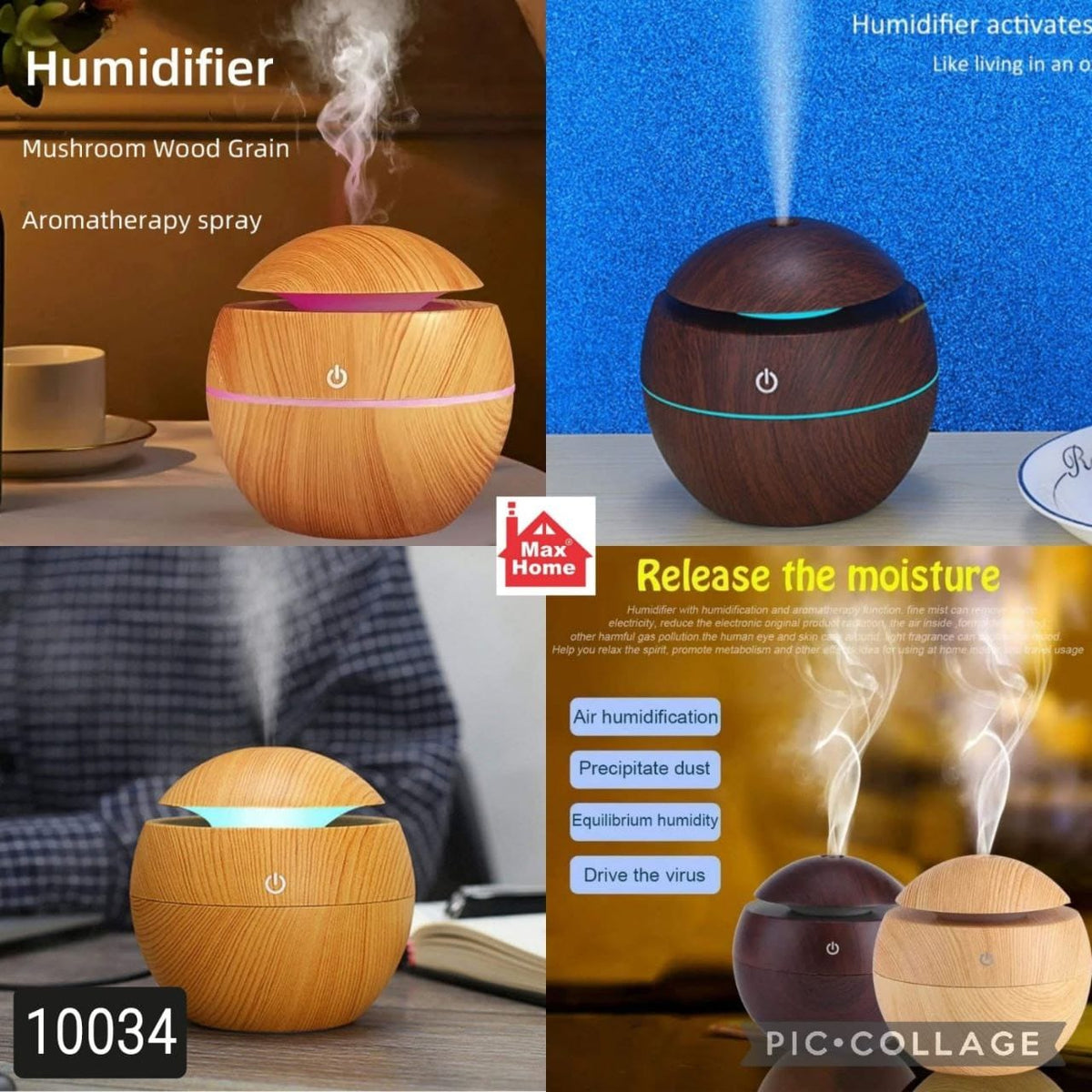 Coconut-Shaped USB Humidifier