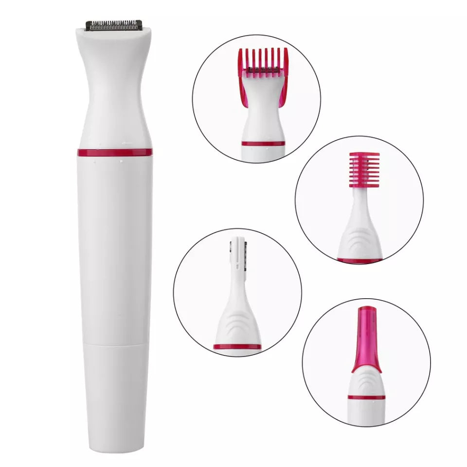 5 In 1 Womens Hair Removal Kit Electric Eyebrow Shaver Nose Trimmer