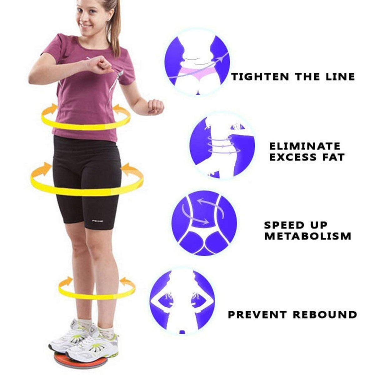 Waist Twister Exercise Balance Board For Toning And Fitness