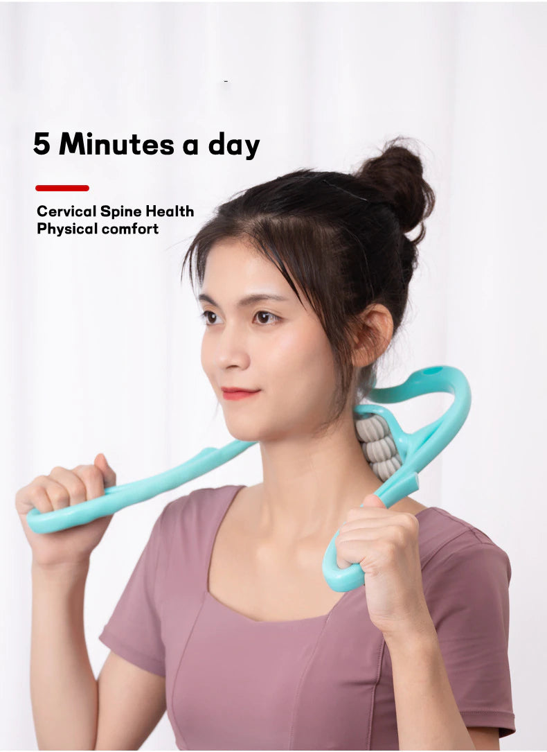 6 Wheel Cervical Spine Neck Massager