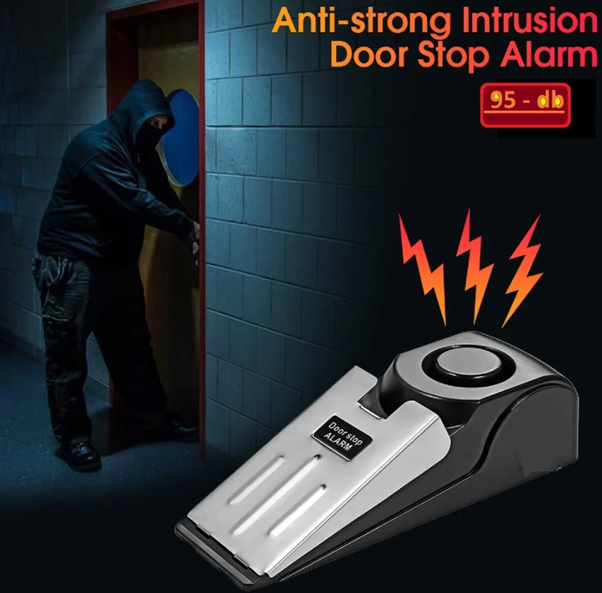 Door Blocker With Alarm
