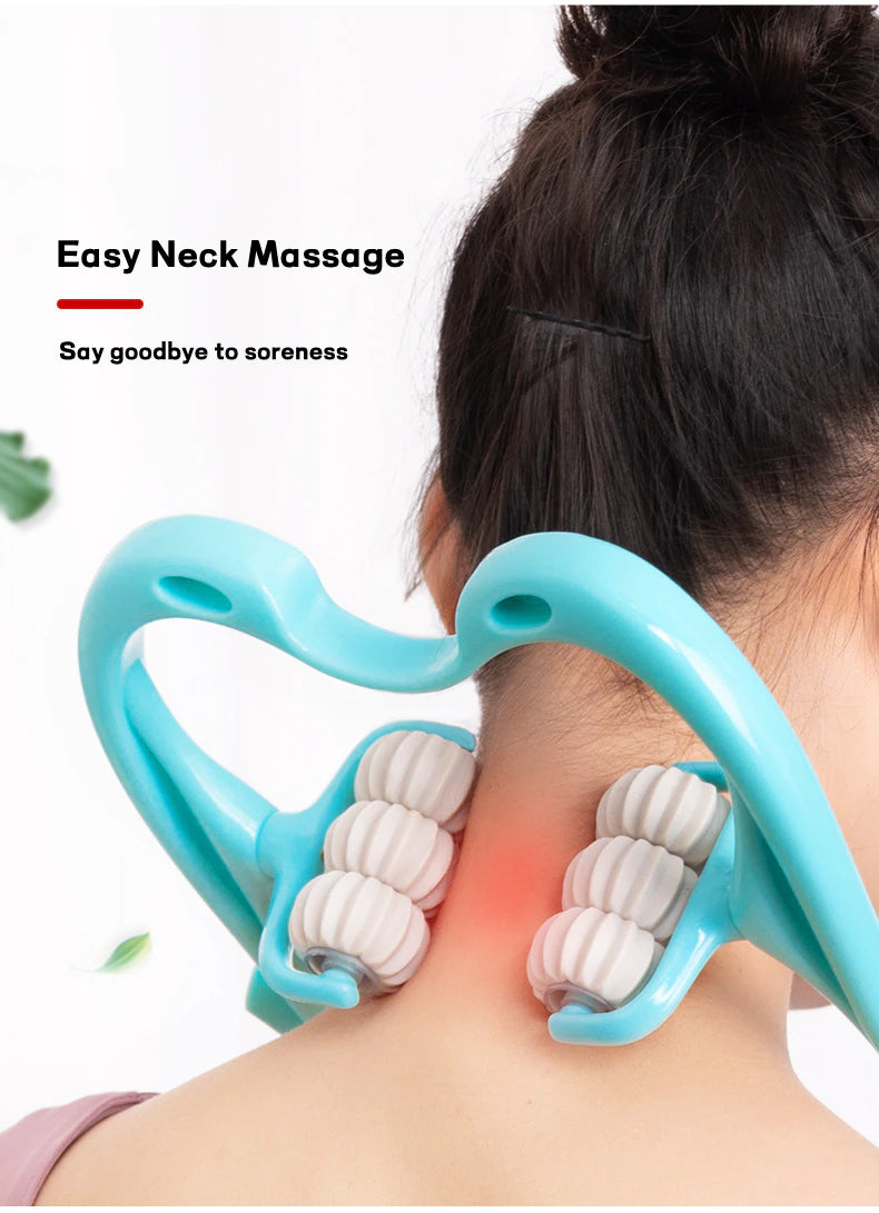 6 Wheel Cervical Spine Neck Massager