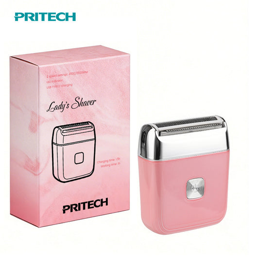 Portable Rechargeable Electric Lady Shaver With Hypoallergenic Foil Head