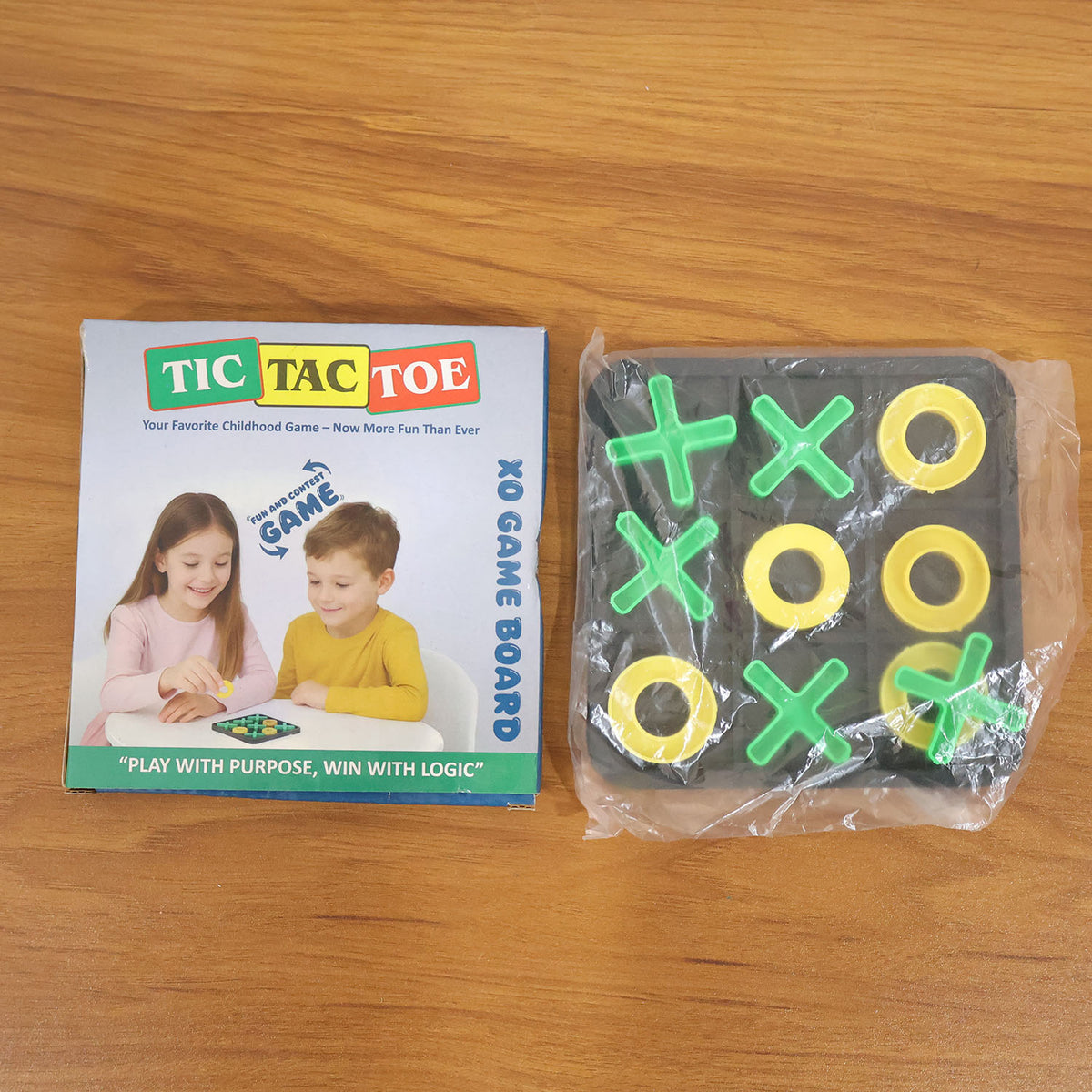 Classic Tic Tac Toe Board Game (1 Set )