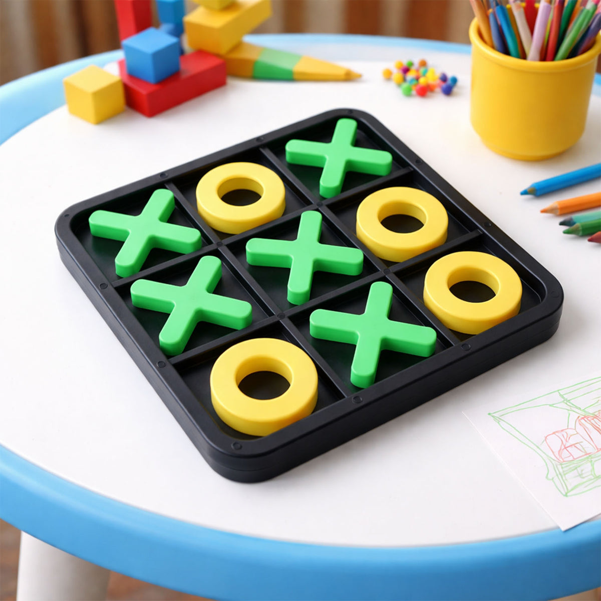 Classic Tic Tac Toe Board Game (1 Set )