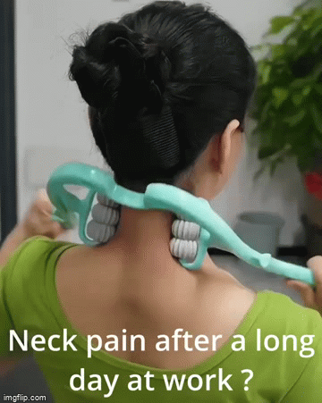 6 Wheel Cervical Spine Neck Massager