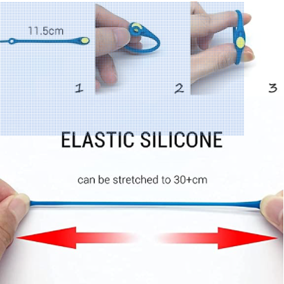 Multicolor New Silicone  Round Elastic Shoe Lace (Pack of 12)