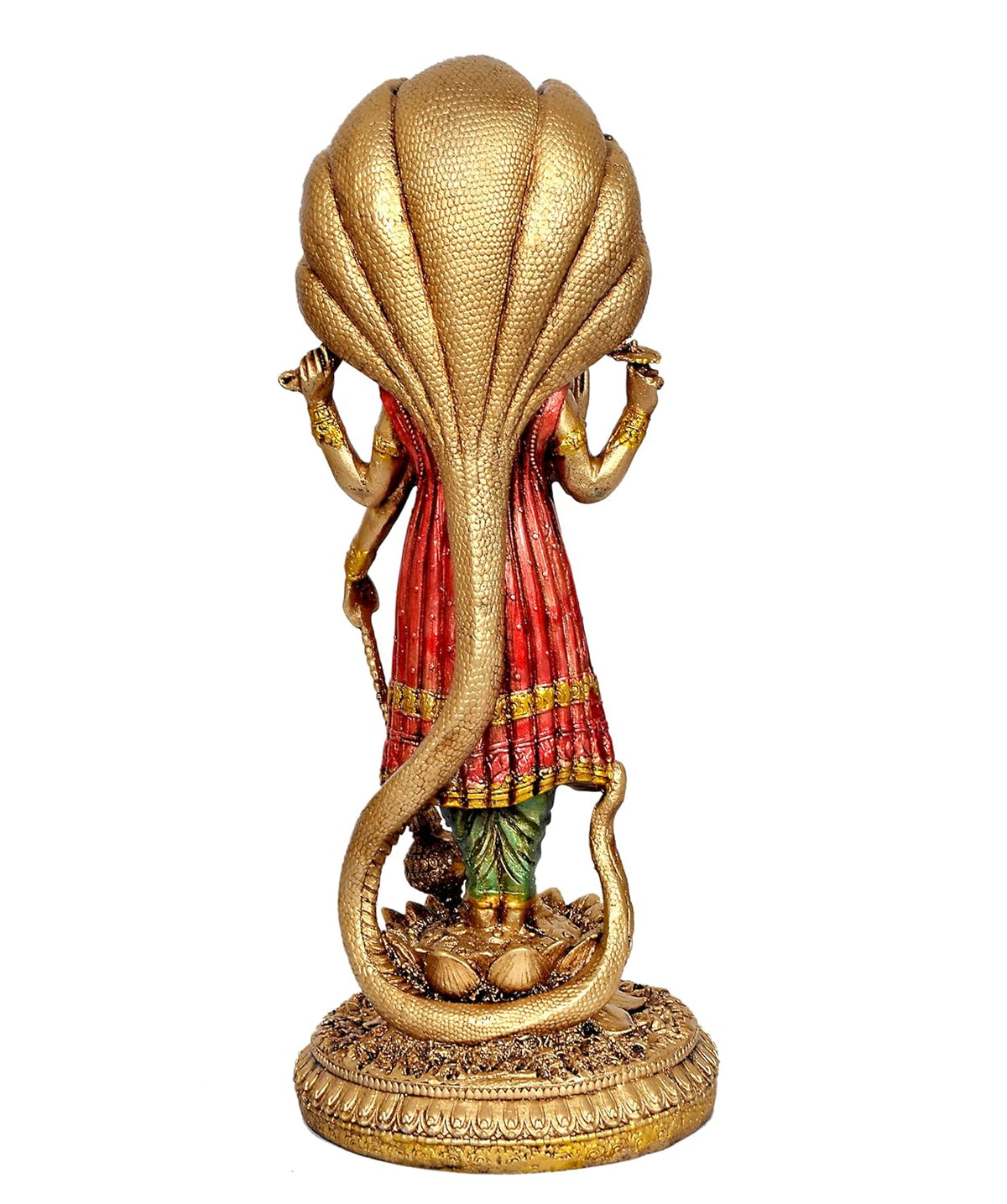 Lord Vishnu Standing Idol – Antique Finish (12 Inch)