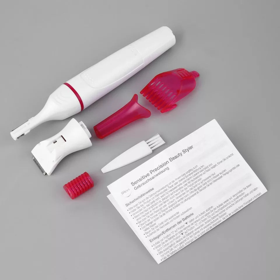 5 In 1 Womens Hair Removal Kit Electric Eyebrow Shaver Nose Trimmer
