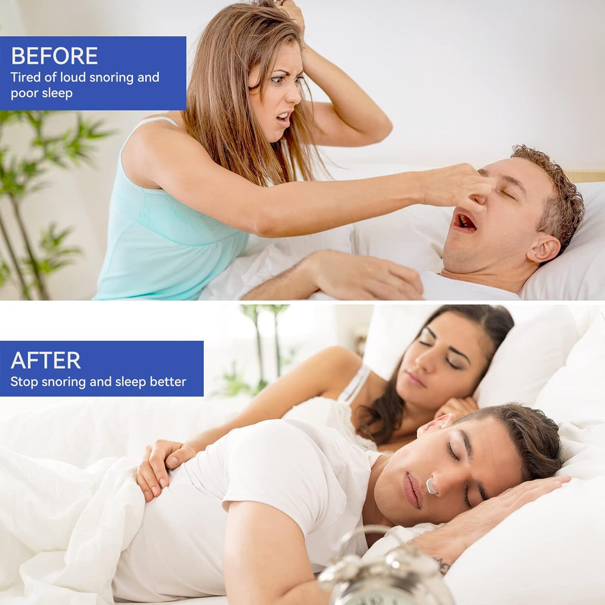 Anti Snoring Nose Clip Device for Men and Women Sleep Aid