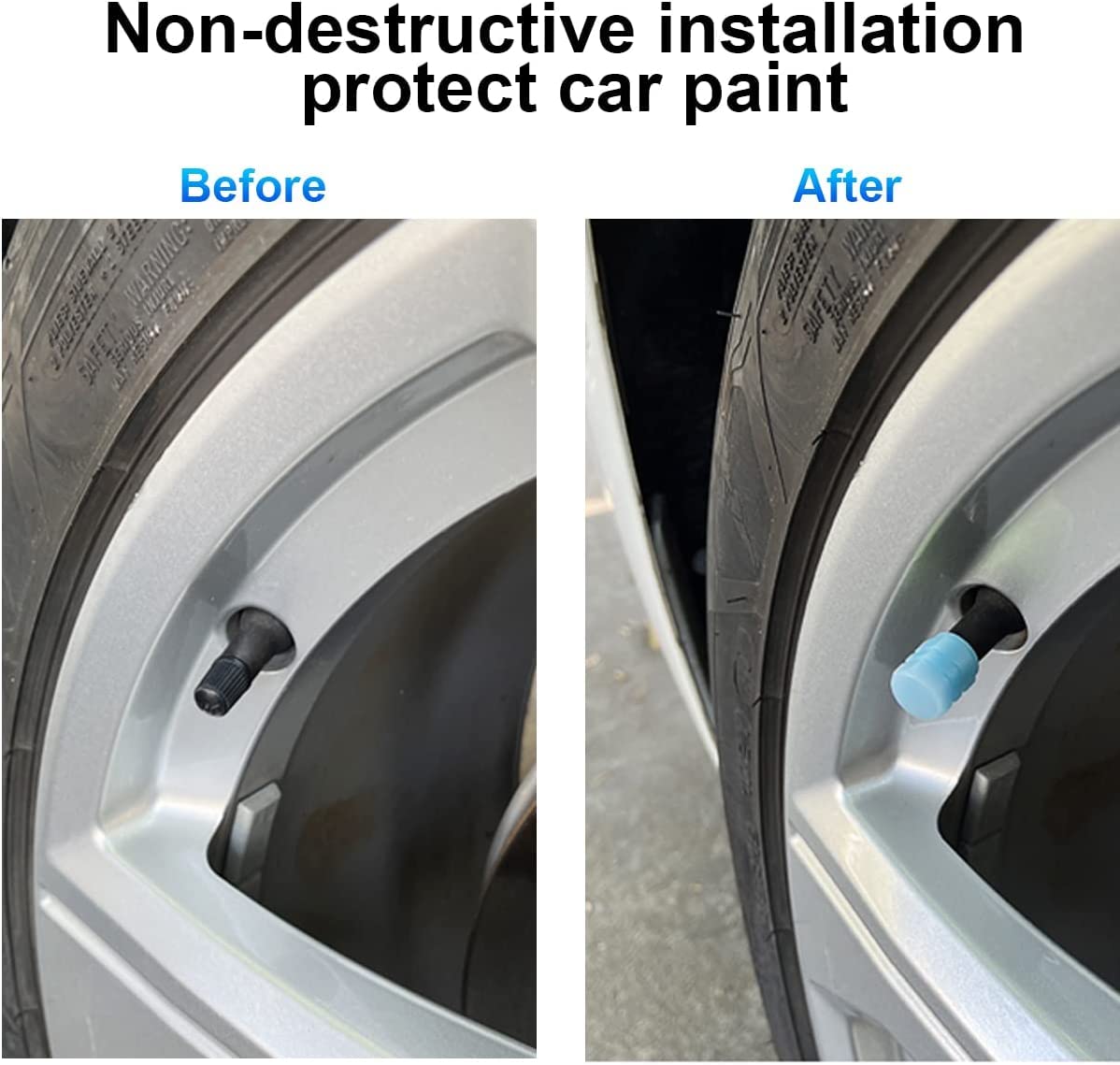 Tire Valve Stem Caps (4-Pack)