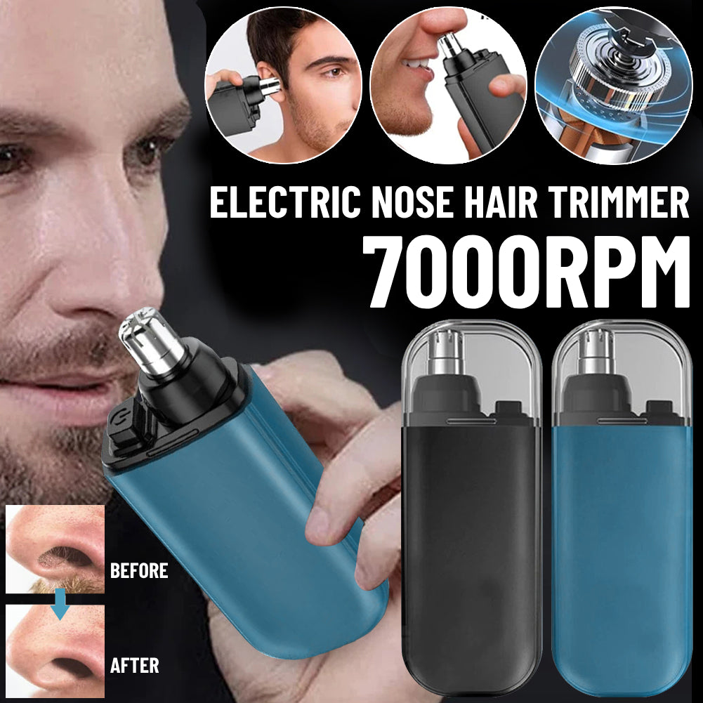 USB Rechargeable Nose And Ear Hair Trimmer With Stainless Steel Blades