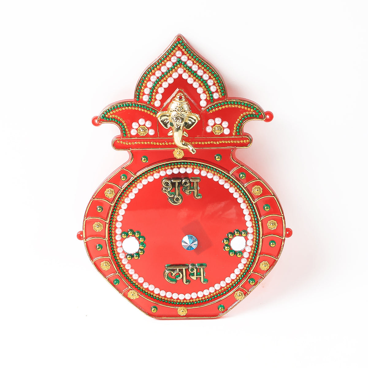 Decorative Kalash Wall Hanging With Shubh Labh (1 Pc)