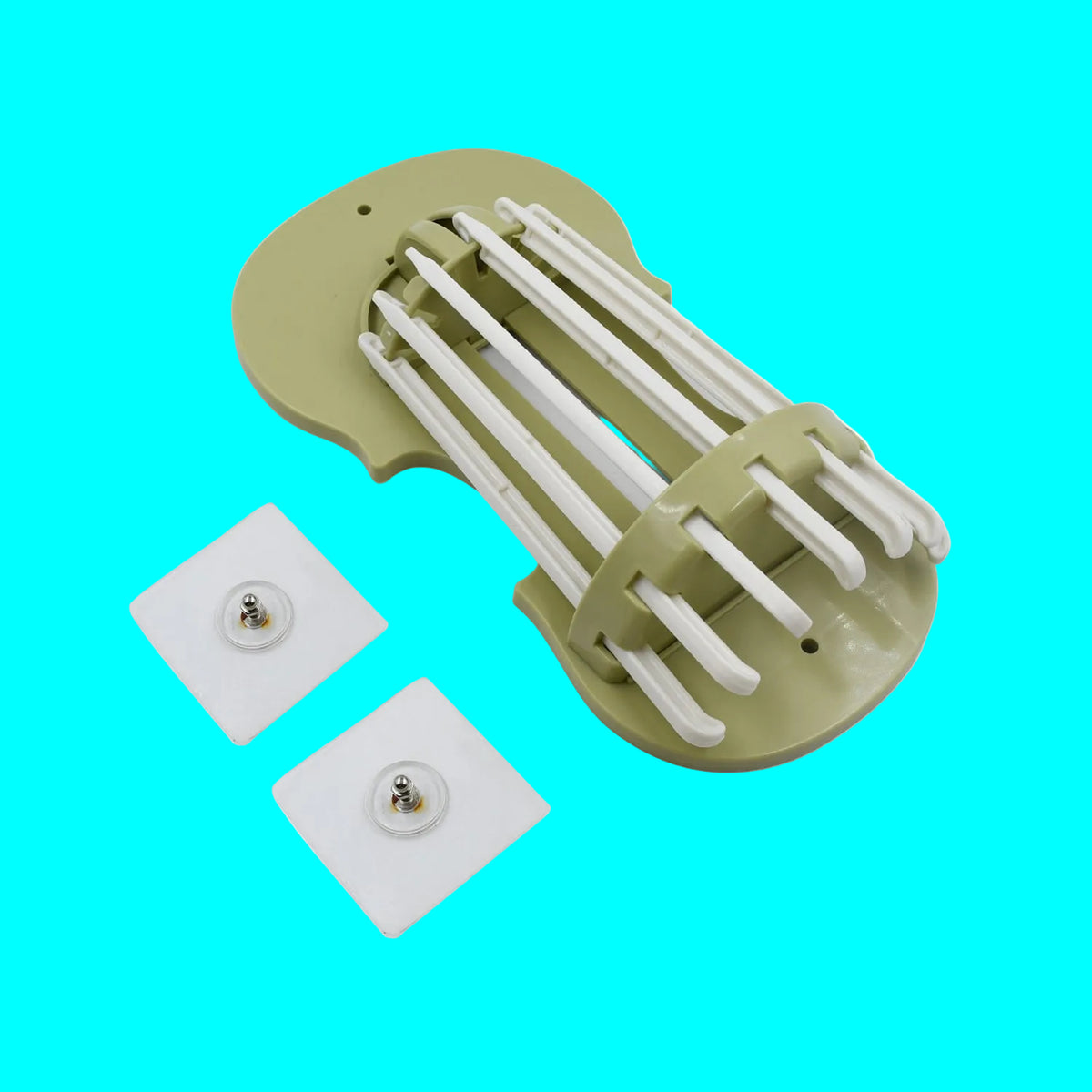 7728 Plastic 7-in-1 Multifunction Retractable Wall-mounted Pull-out Hanger Rack Without Punching Hooks Up For Kitchen Bathroom