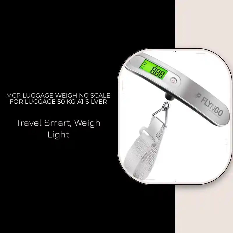 MCP Luggage Weighing Scale For Luggage 50 Kg A1 Silver by@Outfy