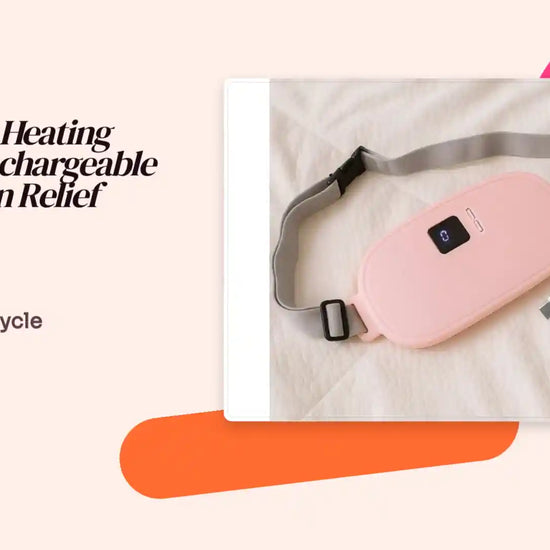 Menstrual Heating Device, Rechargeable Period Pain Relief Machine by@Outfy