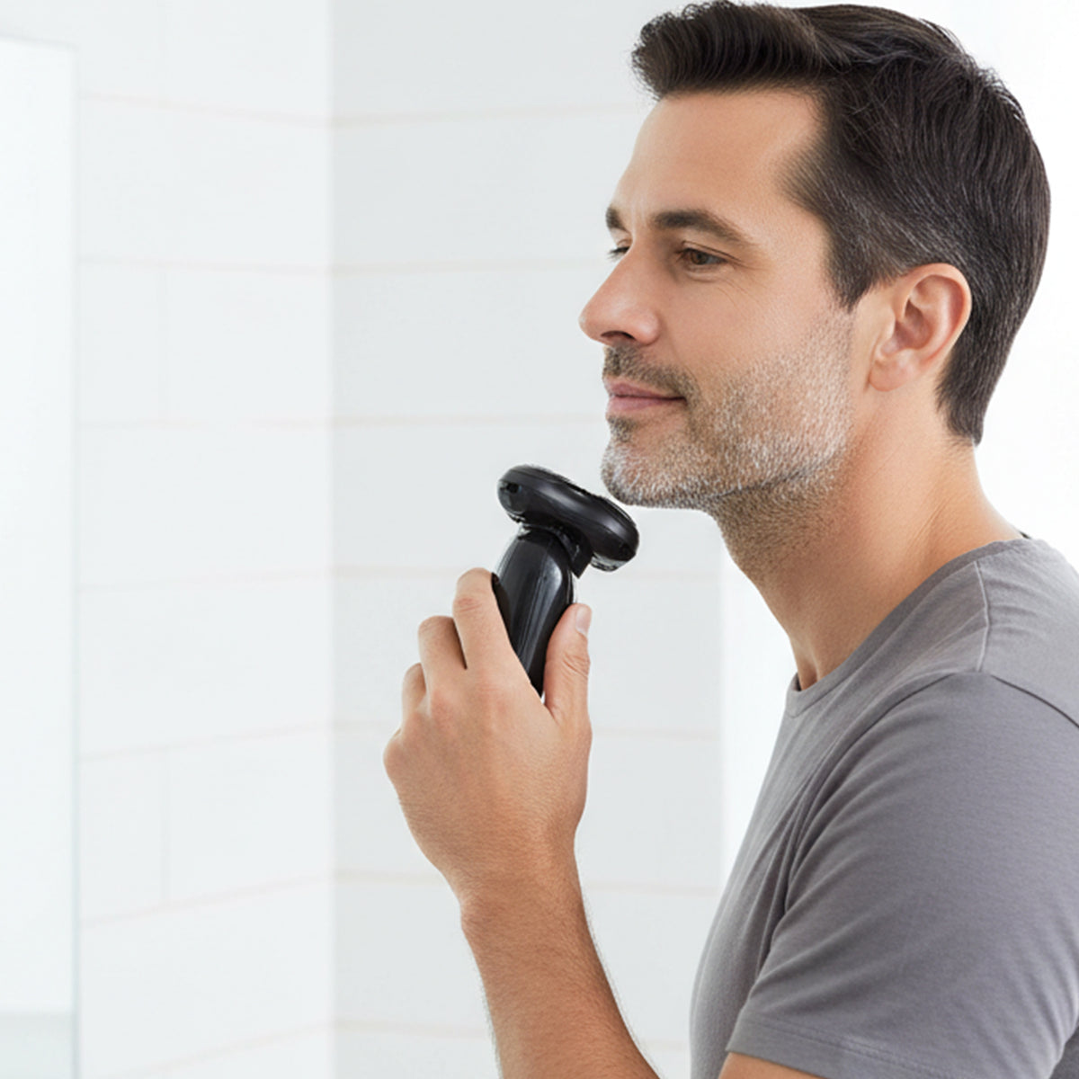 Rechargeable Electric Rotary Shaver Trimmer For Men (1 Set)